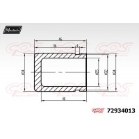 72934013 MAXTECH Поршень корпус скоби гальма
