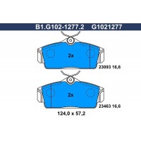 B1.G102-1277.2 GALFER Комплект гальмівних колодок дисковий гальм
