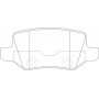 FP1358 FIT Комплект гальмівних колодок дисковий гальм