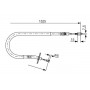 1 987 477 858 BOSCH Тросик, cтояночный тормоз