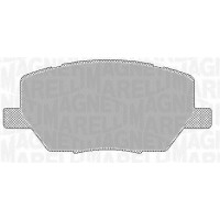 363916060793 MAGNETI MARELLI Комплект гальмівних колодок дисковий гальм