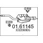 01.61145 MTS Глушник вихлопних газів кінцевий