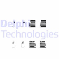 LX0313 DELPHI Комплектуючі колодки дискового гальма