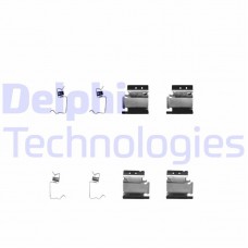 LX0313 DELPHI Комплектуючі колодки дискового гальма