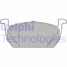 LP3287 DELPHI Комплект гальмівних колодок дисковий гальм