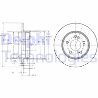 BG3326 DELPHI Гальмівний диск