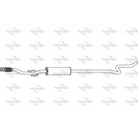 P46014 FENNO Середній глушник вихлопних газів