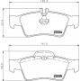 8DB 355 018-751 HELLA Комплект гальмівних колодок дисковий гальм