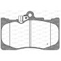BPA1180.02 OPEN PARTS Комплект гальмівних колодок дисковий гальм