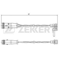 BS-8009 ZEKKERT Сигналізатор зносу гальмівних колодок