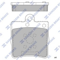 SP2208 Hi-Q Комплект гальмівних колодок дисковий гальм