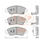 704-06014P IAP QUALITY PARTS Комплект гальмівних колодок дисковий гальм