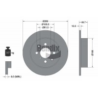 BDS1776 BENDIX Braking Гальмівний диск