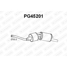 PG45201 VENEPORTE Глушник вихлопних газів кінцевий
