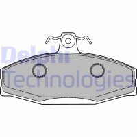 LP1429 DELPHI КомплеК т гальмівних колодок, дискове гальмо
