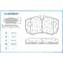 C12CR0047 CWORKS Комплект гальмівних колодок дисковий гальм