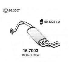 15.7003 ASSO Глушник вихлопних газів кінцевий