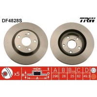 DF4828S TRW Гальмівний диск
