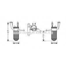 RTD428 AVA QUALITY COOLING Осушувач кондиціонера