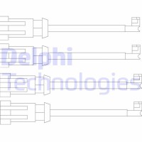LZ0189 DELPHI Сигналізатор зносу гальмівних колодок