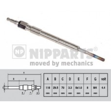 N5715018 NIPPARTS Свічка розжарювання