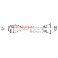 7210025 METZGER Привідний вал
