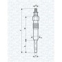 062503901304 MAGNETI MARELLI Свічка розжарювання