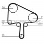 SY1101145 SYNCRONIX Комплект ременя ГРМ