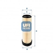 27.596.00 UFI Повітряний фільтр