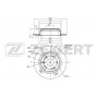 BS-5820 ZEKKERT Гальмівний диск
