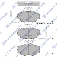 SP1668 Hi-Q Комплект гальмівних колодок дисковий гальм