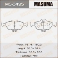MS-5495 MASUMA Комплект гальмівних колодок