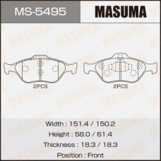 MS-5495 MASUMA Комплект гальмівних колодок