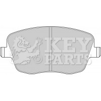 KBP1825 KEY PARTS Комплект гальмівних колодок дисковий гальм