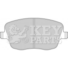 KBP1825 KEY PARTS Комплект гальмівних колодок дисковий гальм