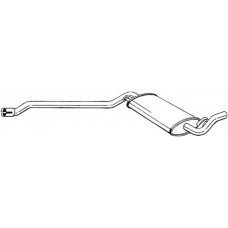 283-015 BOSAL Середній глушник вихлопних газів