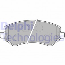 LP1773 DELPHI КомплеК т гальмівних колодок, дискове гальмо