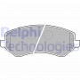 LP1773 DELPHI КомплеК т гальмівних колодок, дискове гальмо