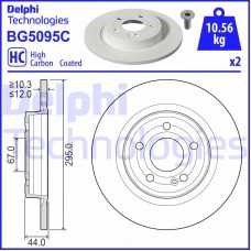 BG5095C DELPHI Гальмівний диск