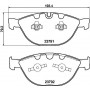 8DB 355 006-551 HELLA Комплект гальмівних колодок дисковий гальм