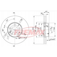 BD1985 FREMAX BRAKE DISC HIGH CARBON