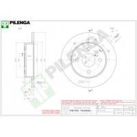 5764 PILENGA Гальмівний диск