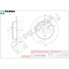 5764 PILENGA Гальмівний диск