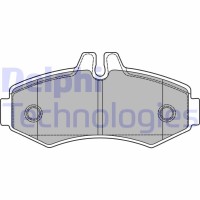 LP1425 DELPHI КомплеК т гальмівних колодок, дискове гальмо