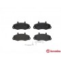 P 24 049 BREMBO Комплект гальмівних колодок дисковий гальм