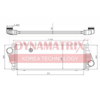 Интеркулер DYNAMATRIX DR96842