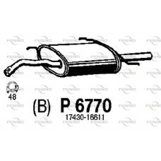P6770 FENNO Глушник вихлопних газів кінцевий