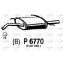 P6770 FENNO Глушник вихлопних газів кінцевий