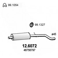 12.6072 ASSO Середній глушник вихлопних газів