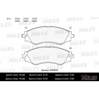 E500032 MILES КомплеК т гальмівних колодок, дискове гальмо